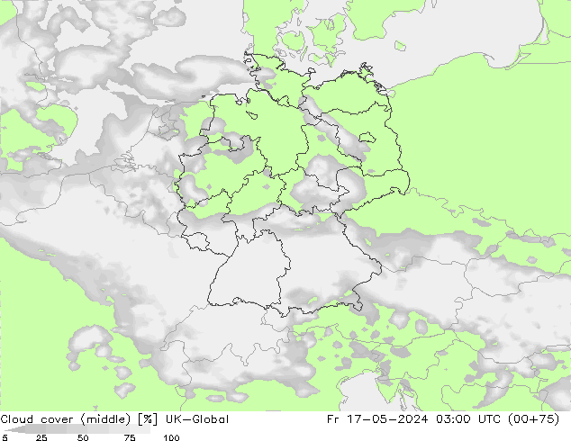 oblačnosti uprostřed UK-Global Pá 17.05.2024 03 UTC