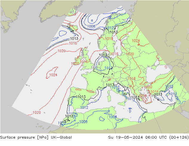pressão do solo UK-Global Dom 19.05.2024 06 UTC
