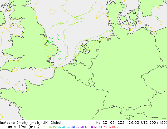 Isotachs (mph) UK-Global Mo 20.05.2024 06 UTC