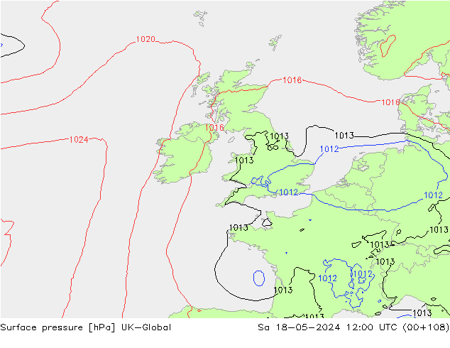 Yer basıncı UK-Global Cts 18.05.2024 12 UTC
