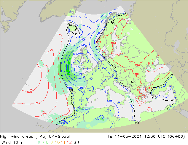 High wind areas UK-Global mar 14.05.2024 12 UTC