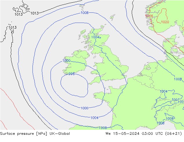 pressão do solo UK-Global Qua 15.05.2024 03 UTC