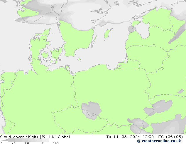 Bulutlar (yüksek) UK-Global Sa 14.05.2024 12 UTC