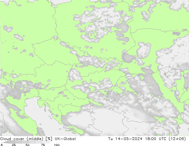 Wolken (mittel) UK-Global Di 14.05.2024 18 UTC