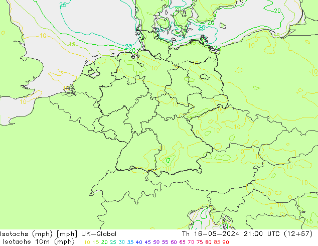 Isotachs (mph) UK-Global Th 16.05.2024 21 UTC
