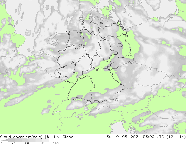 Wolken (mittel) UK-Global So 19.05.2024 06 UTC