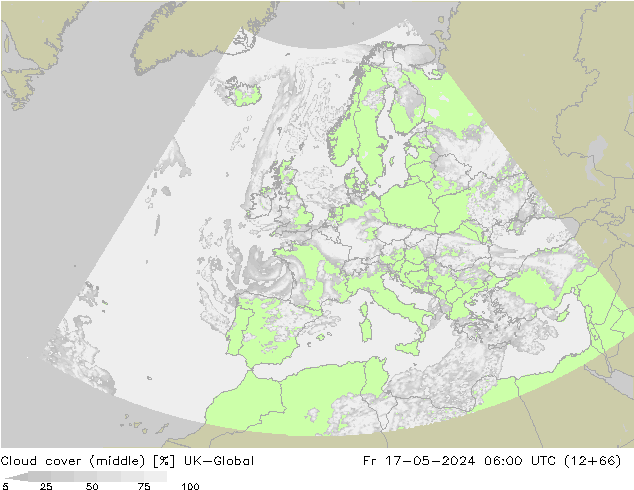 Nuages (moyen) UK-Global ven 17.05.2024 06 UTC