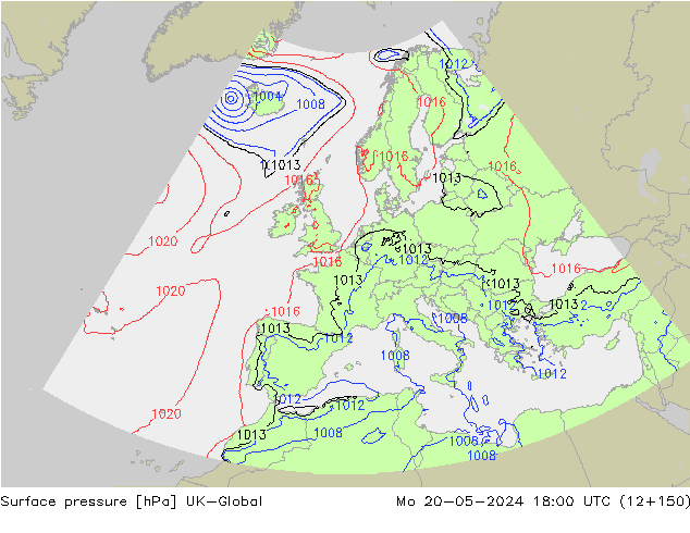 Yer basıncı UK-Global Pzt 20.05.2024 18 UTC