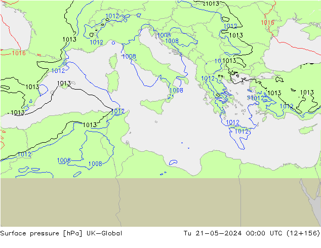pressão do solo UK-Global Ter 21.05.2024 00 UTC