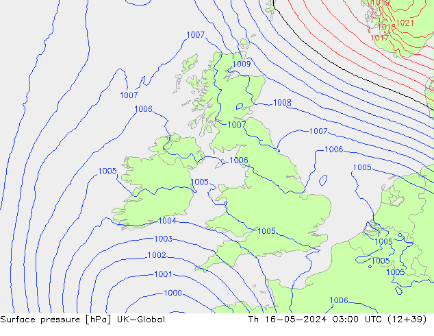 Luchtdruk (Grond) UK-Global do 16.05.2024 03 UTC