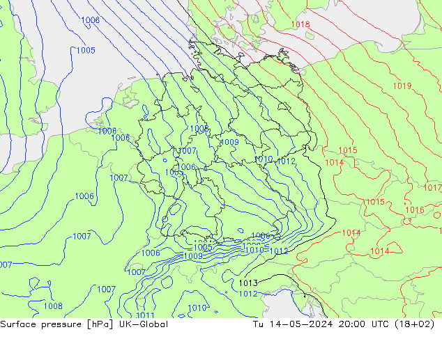 Bodendruck UK-Global Di 14.05.2024 20 UTC