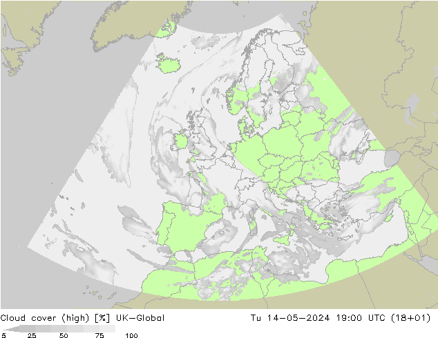 Bulutlar (yüksek) UK-Global Sa 14.05.2024 19 UTC