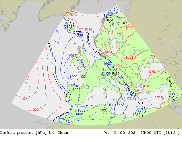 Bodendruck UK-Global Mi 15.05.2024 15 UTC