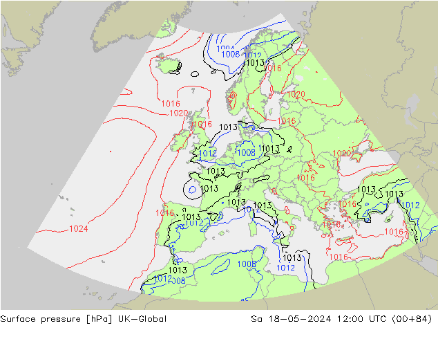 Luchtdruk (Grond) UK-Global za 18.05.2024 12 UTC