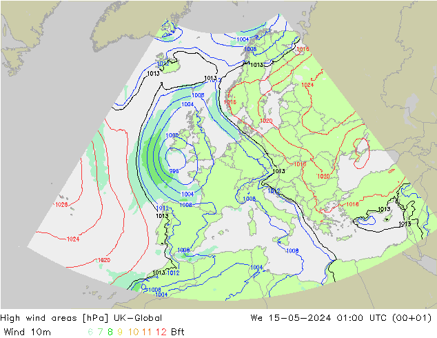 High wind areas UK-Global mié 15.05.2024 01 UTC
