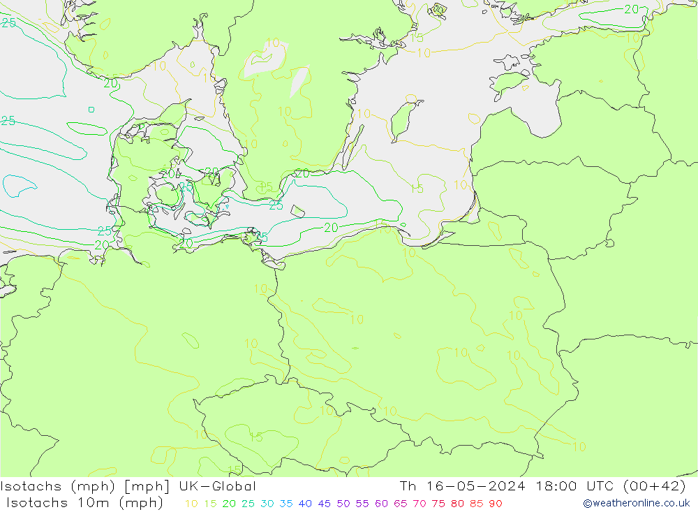 Isotachs (mph) UK-Global Th 16.05.2024 18 UTC