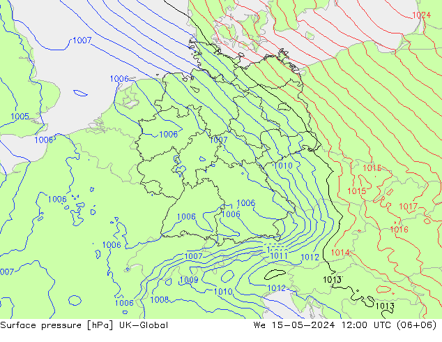 Bodendruck UK-Global Mi 15.05.2024 12 UTC