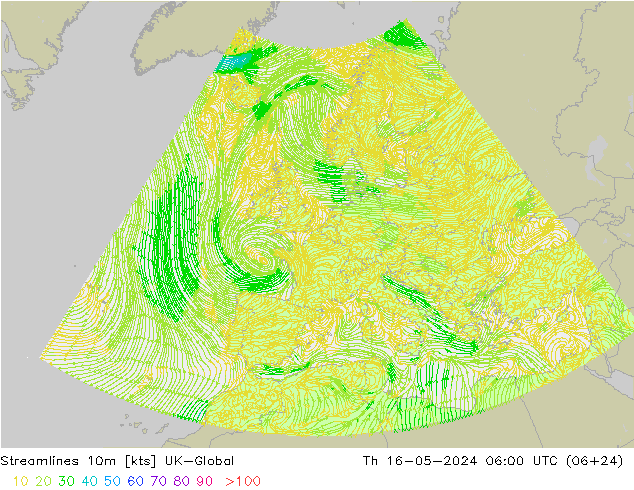 Stromlinien 10m UK-Global Do 16.05.2024 06 UTC