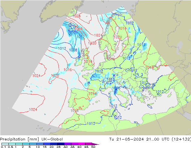 Yağış UK-Global Sa 21.05.2024 00 UTC