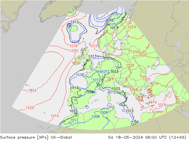 pressão do solo UK-Global Sáb 18.05.2024 06 UTC