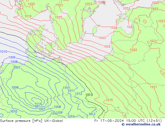 Yer basıncı UK-Global Cu 17.05.2024 15 UTC