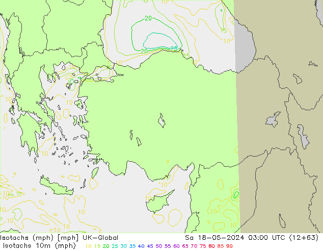 Isotachs (mph) UK-Global Sa 18.05.2024 03 UTC