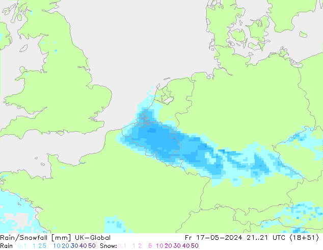 Rain/Snowfall UK-Global pt. 17.05.2024 21 UTC