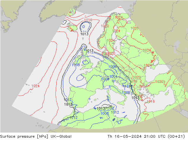 pressão do solo UK-Global Qui 16.05.2024 21 UTC