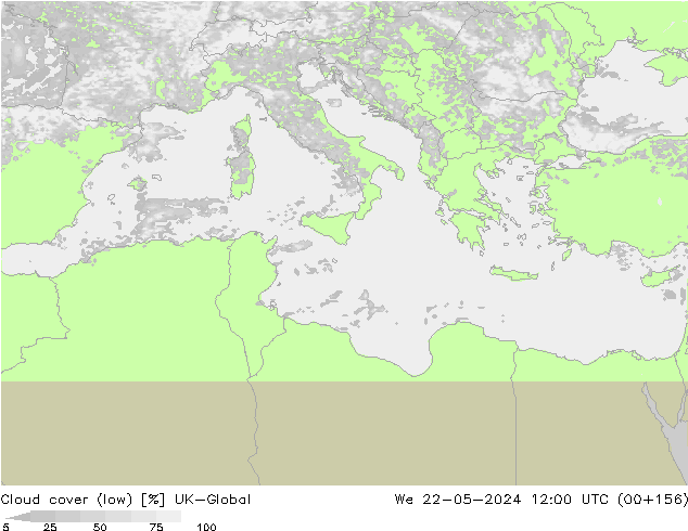 облака (низкий) UK-Global ср 22.05.2024 12 UTC