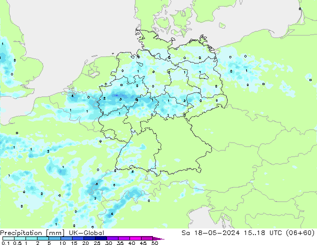 Yağış UK-Global Cts 18.05.2024 18 UTC