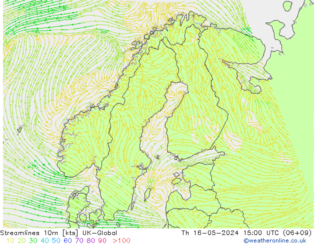 ветер 10m UK-Global чт 16.05.2024 15 UTC
