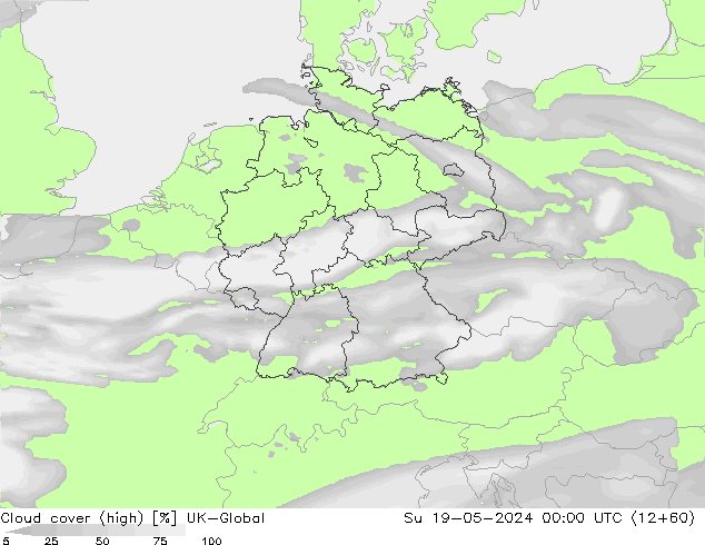 zachmurzenie (wysokie) UK-Global nie. 19.05.2024 00 UTC