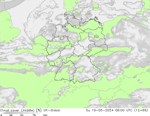 Cloud cover (middle) UK-Global Su 19.05.2024 06 UTC
