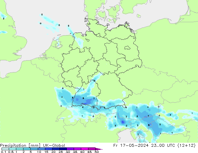 Niederschlag UK-Global Fr 17.05.2024 00 UTC