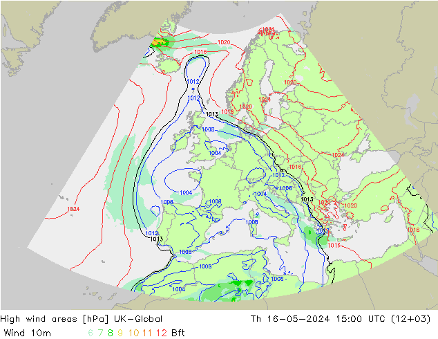 High wind areas UK-Global Qui 16.05.2024 15 UTC