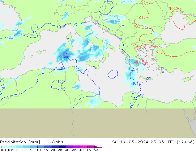 Precipitación UK-Global dom 19.05.2024 06 UTC