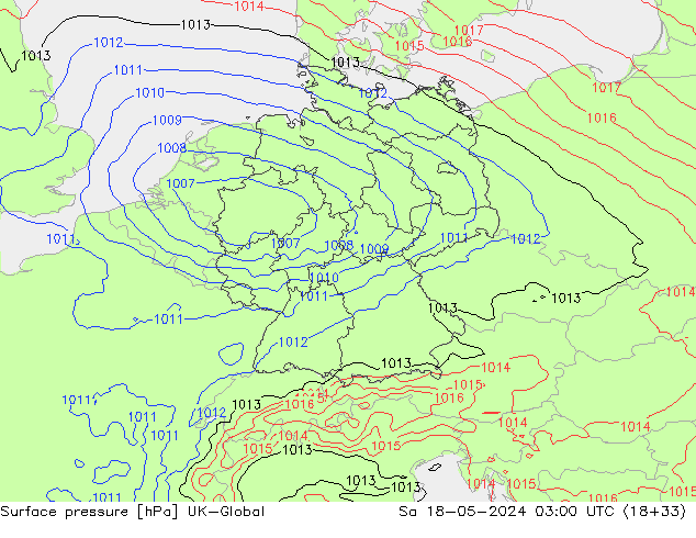 pressão do solo UK-Global Sáb 18.05.2024 03 UTC