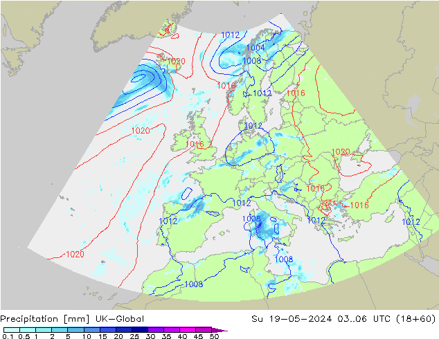 Neerslag UK-Global zo 19.05.2024 06 UTC