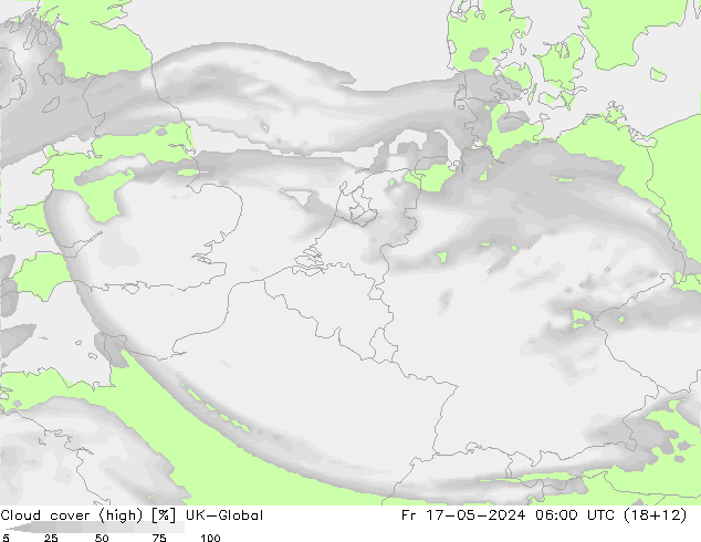 Wolken (hohe) UK-Global Fr 17.05.2024 06 UTC