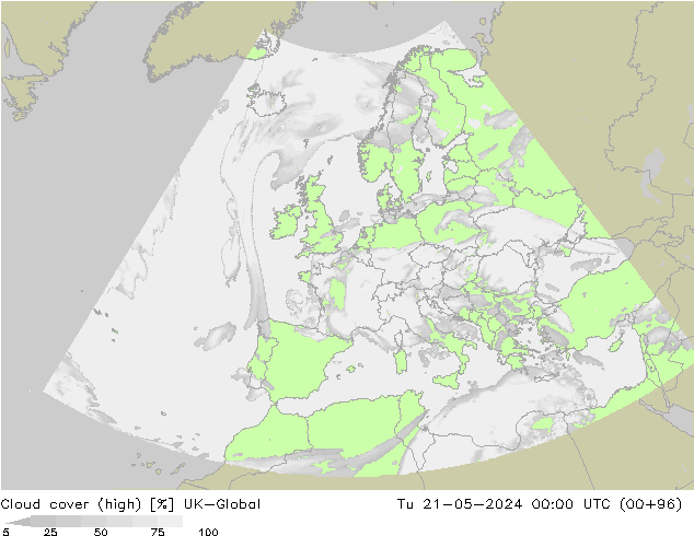 Nuages (élevé) UK-Global mar 21.05.2024 00 UTC