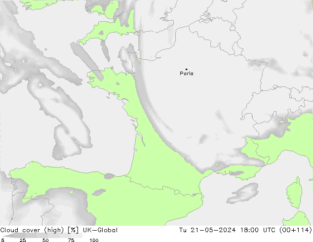облака (средний) UK-Global вт 21.05.2024 18 UTC