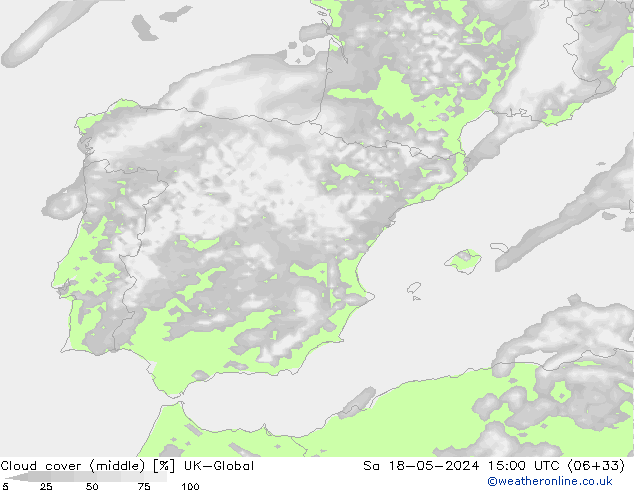 Cloud cover (middle) UK-Global Sa 18.05.2024 15 UTC