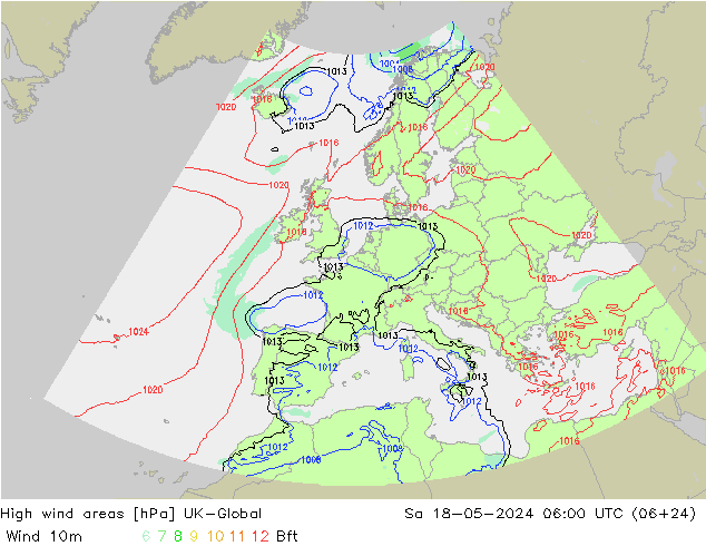 High wind areas UK-Global Sa 18.05.2024 06 UTC