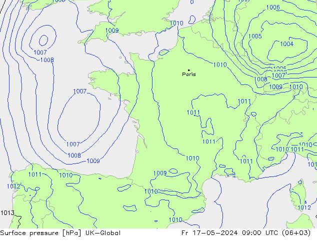 Bodendruck UK-Global Fr 17.05.2024 09 UTC