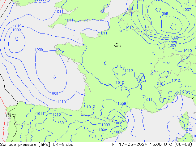 Yer basıncı UK-Global Cu 17.05.2024 15 UTC