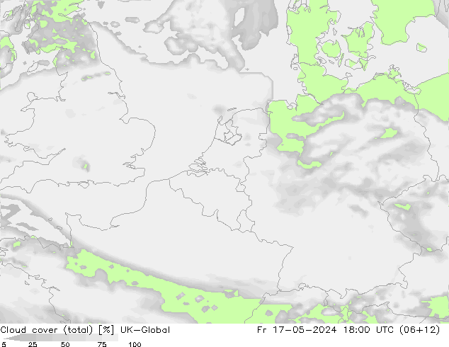Wolken (gesamt) UK-Global Fr 17.05.2024 18 UTC
