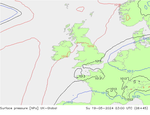 pression de l'air UK-Global dim 19.05.2024 03 UTC