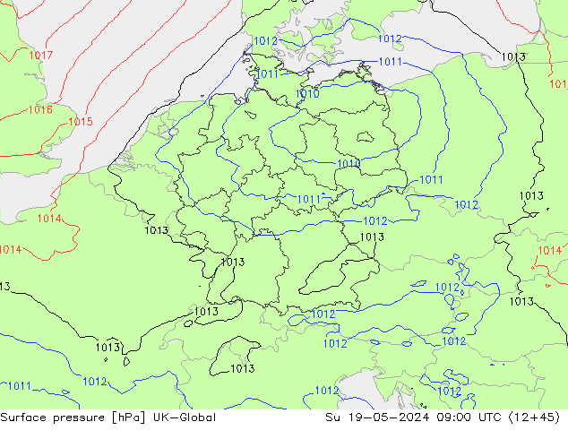 pressão do solo UK-Global Dom 19.05.2024 09 UTC