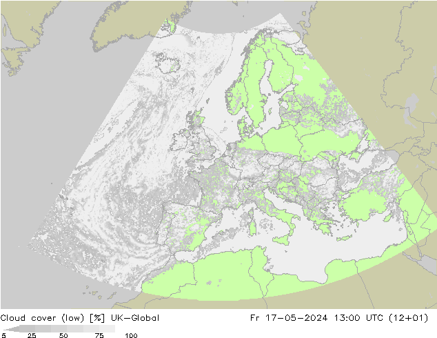 Wolken (tief) UK-Global Fr 17.05.2024 13 UTC