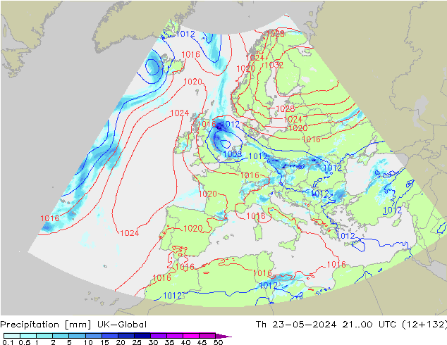 precipitação UK-Global Qui 23.05.2024 00 UTC